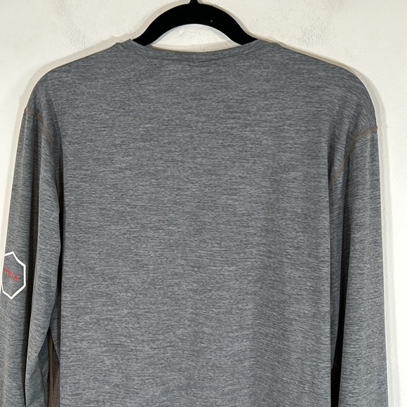 Vissla Surf Culture UVA Protection Men’s Size XL Gray Heather Long Sleeve Tee - Picture 8 of 14